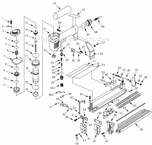 Part Location Diagram of SV466100AV Campbell Hausfeld Rubber Pad
